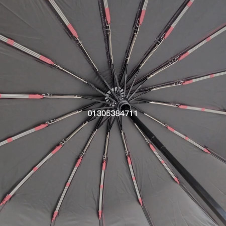 BMW Premium Auto Open-Close 16 Ribs Umbrella -(Black)